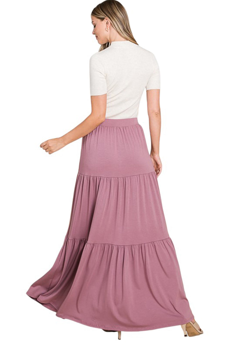 Tiered Maxi Skirt