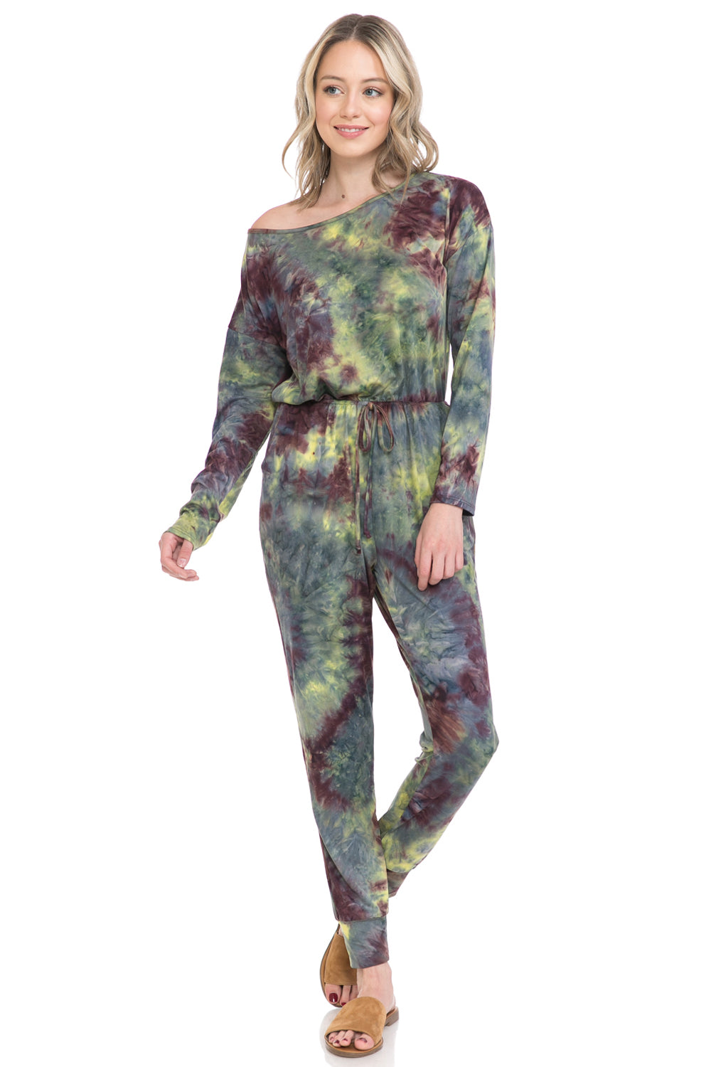 Solid Jersey Jumpsuit with Pockets