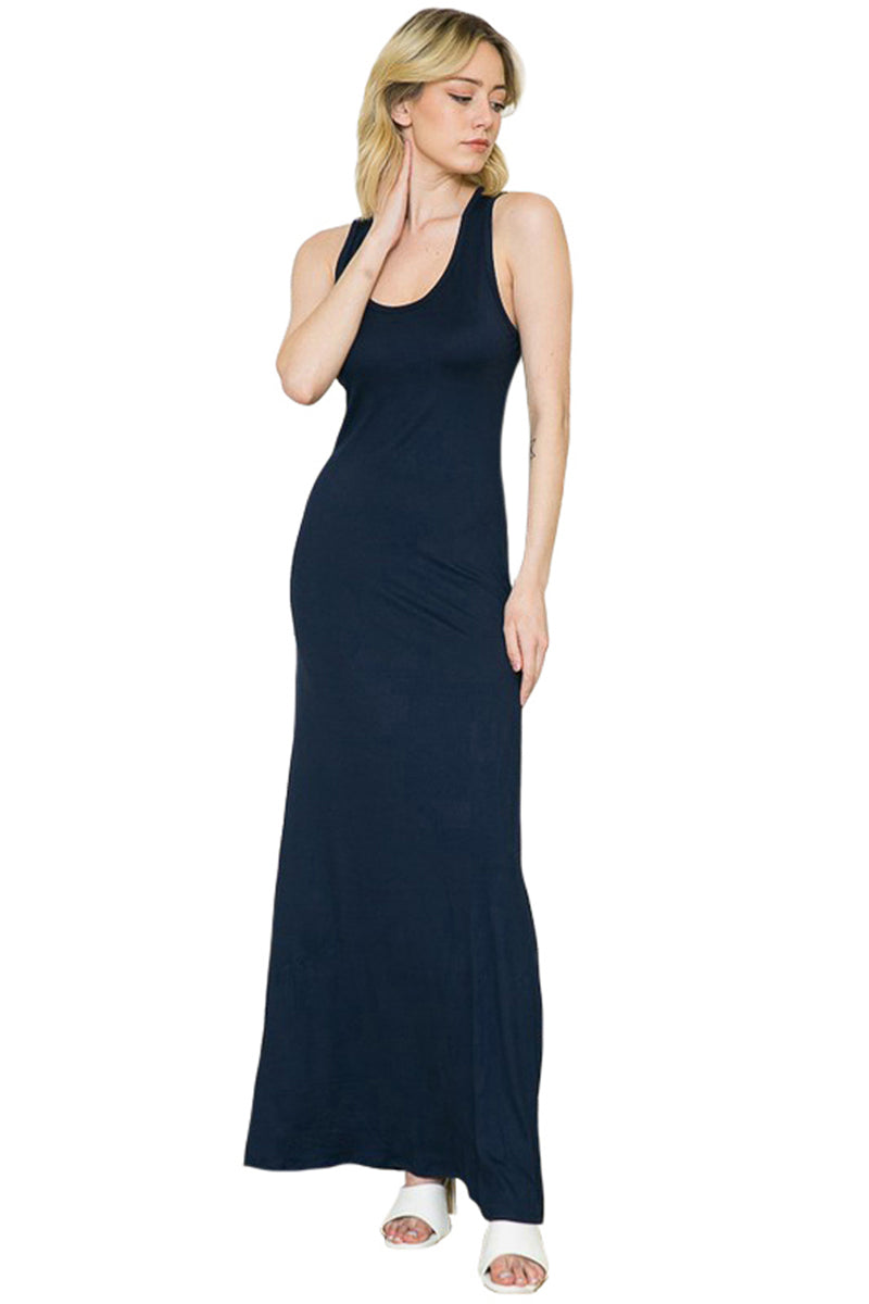 Solid Tank Maxi Dress