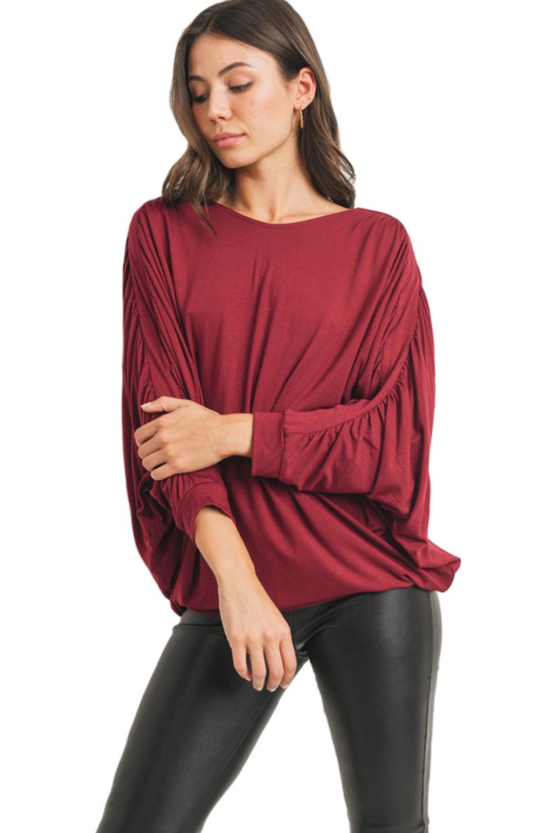 Dolman Sleeve Jersey Top