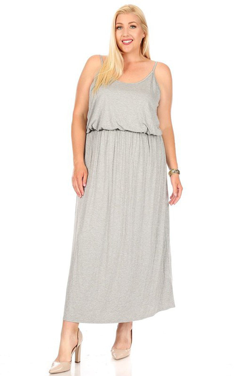 Spaghetti Strap Maxi Dress Plus Size – The Apparel Bar Spaghetti Strap Maxi Dress Plus Size – The Apparel Bar