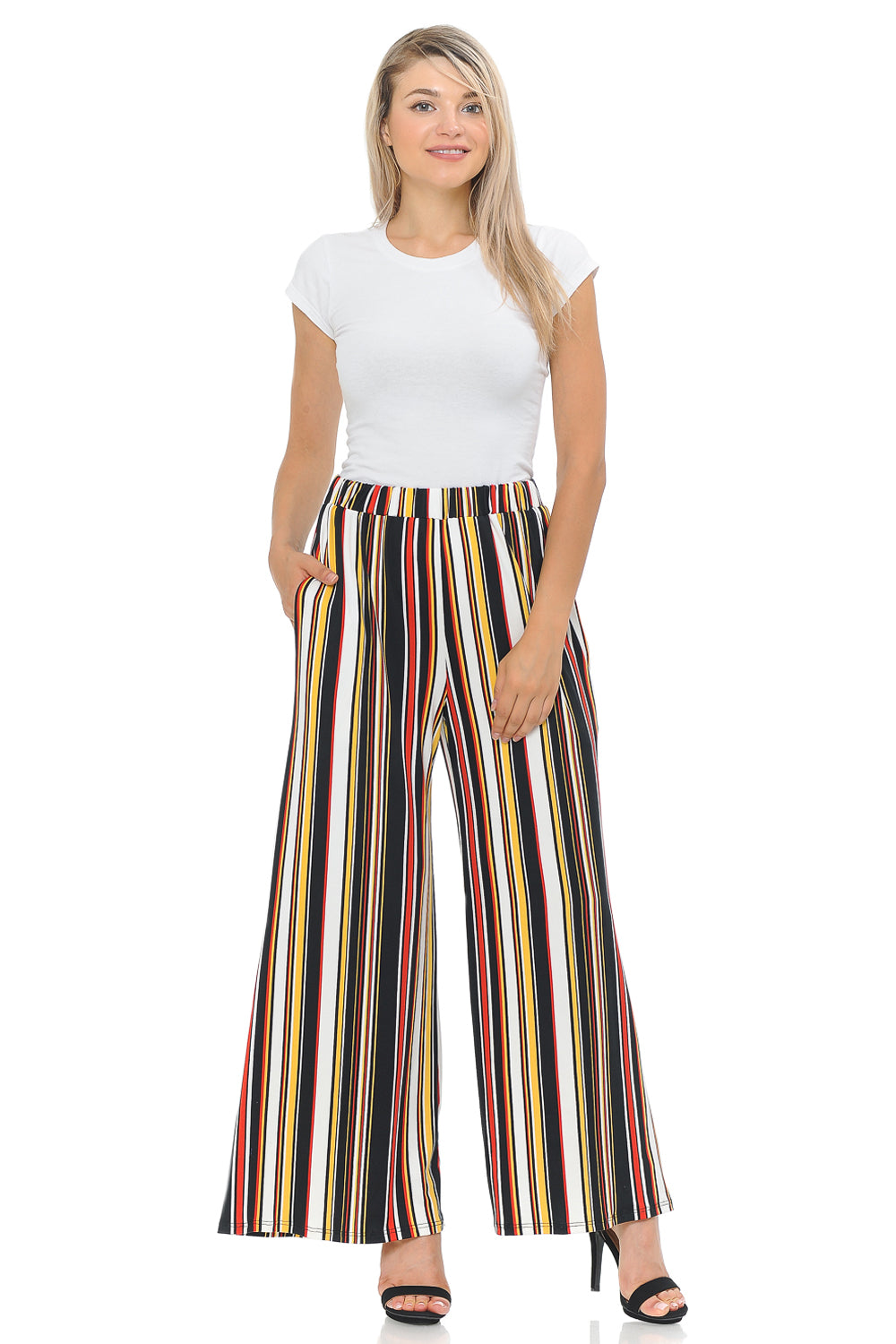 Striped Palazzo Pants