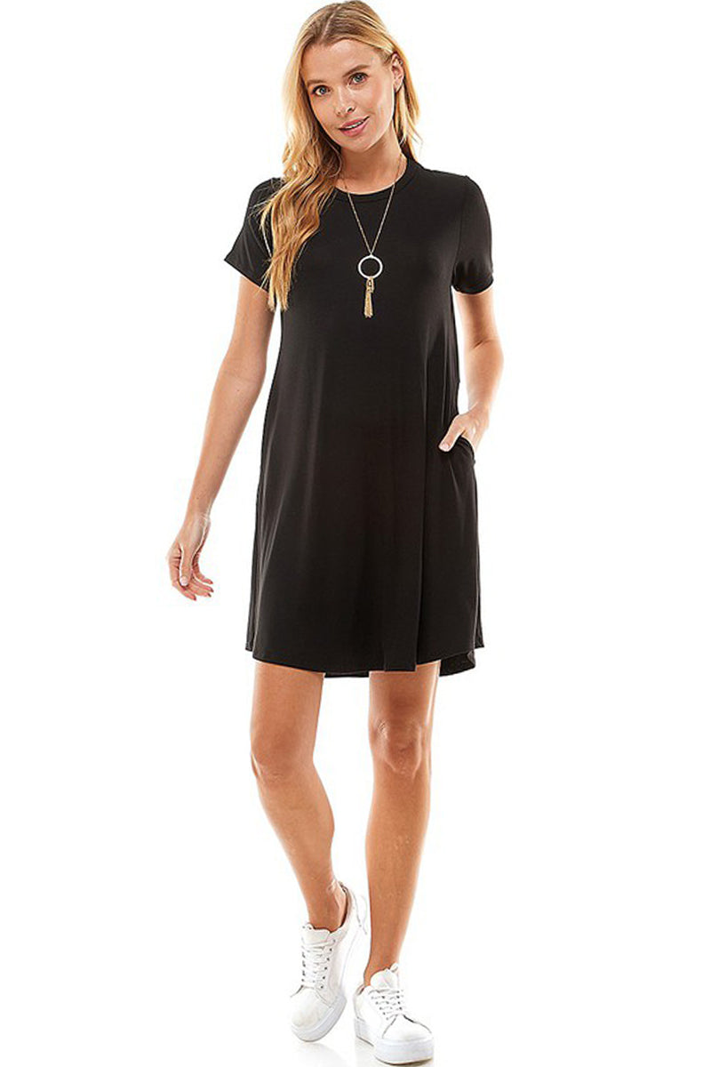 Jersey Knit T-Shirt Mini Dress Orange / X-Large Jersey Knit T-Shirt Mini Dress Orange / X-Large