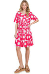 Loose Fit Dress with Gathering Detail