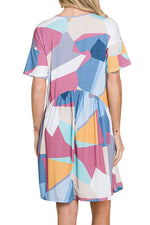 Loose Fit Dress with Gathering Detail