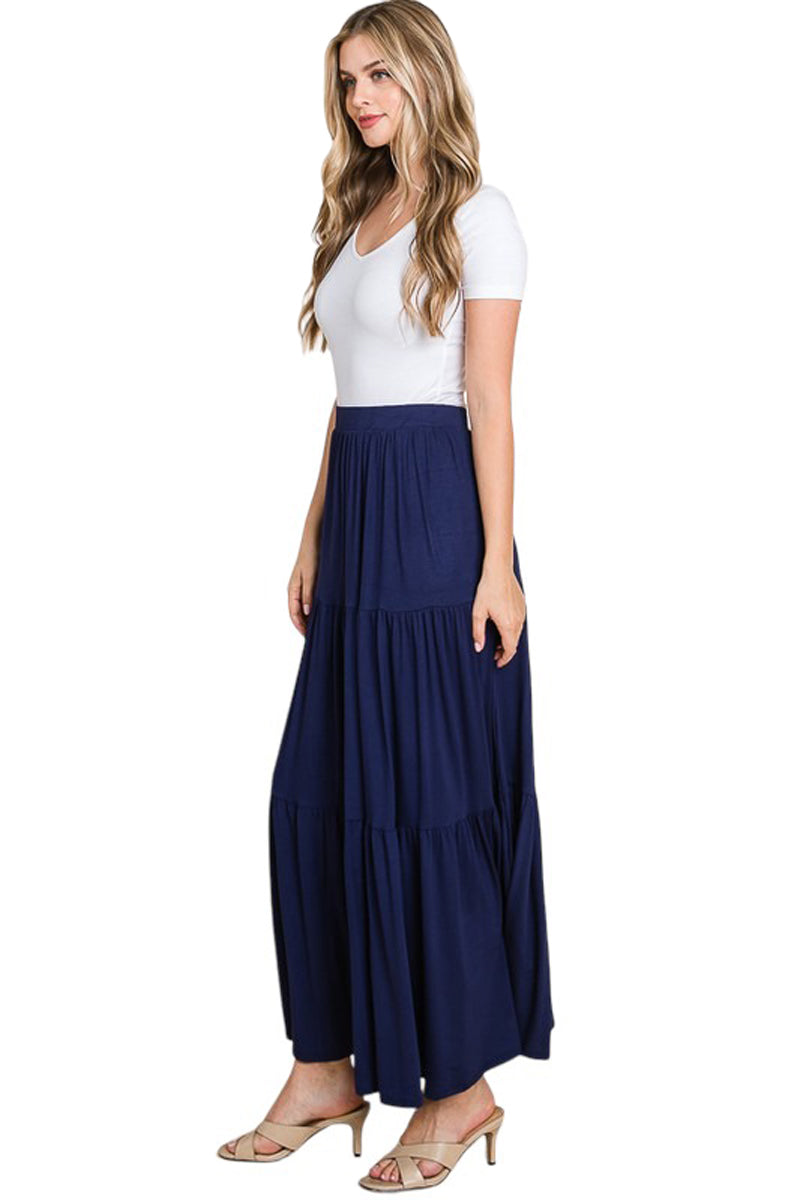 Tiered Maxi Skirt