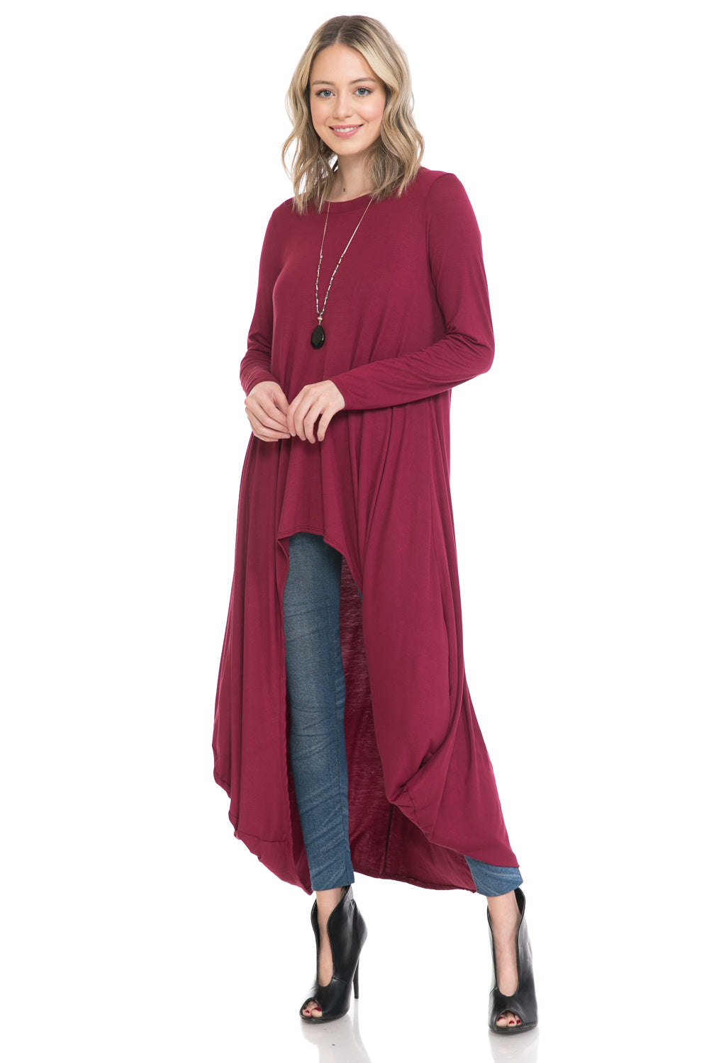 Long Sleeve High-Low Top