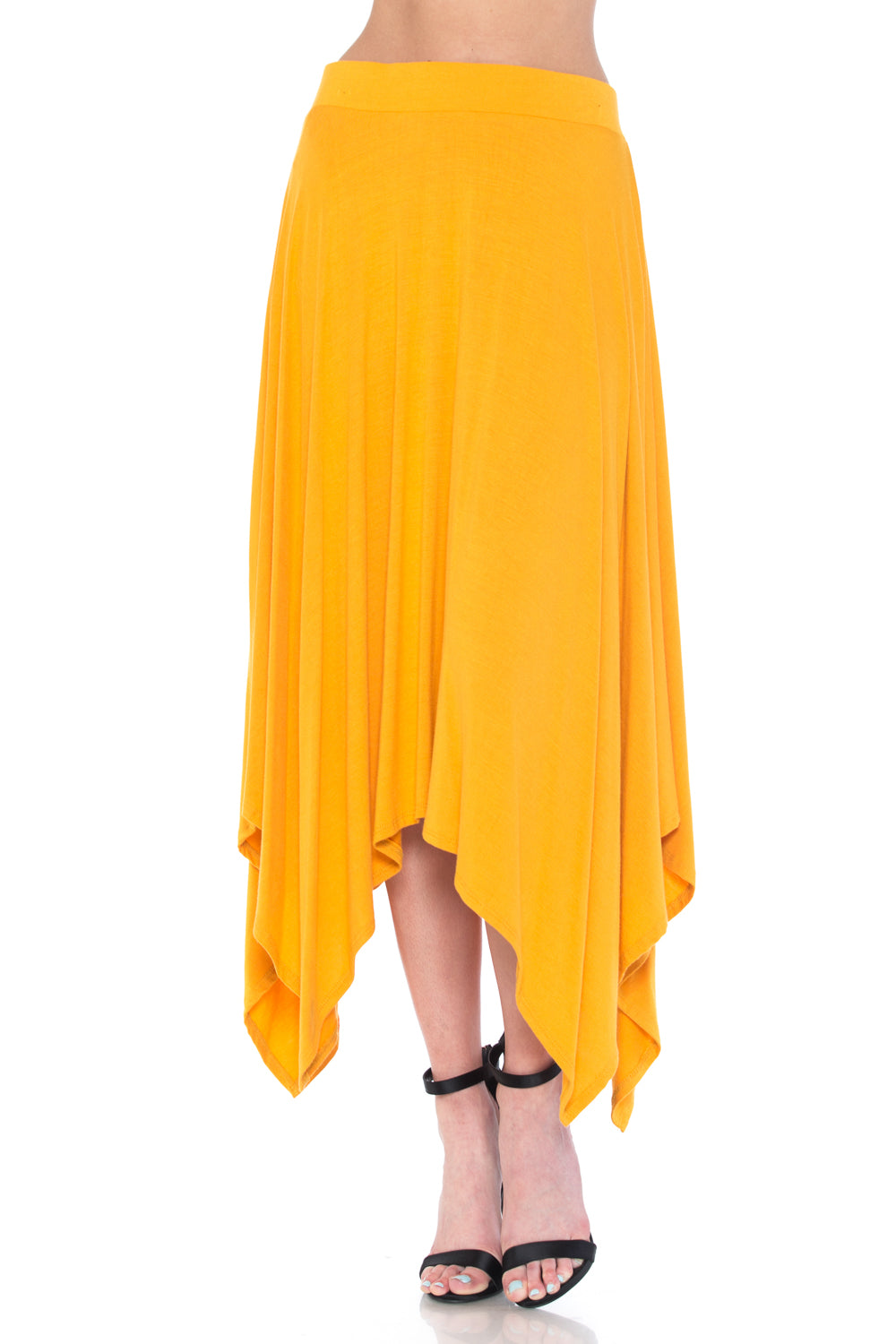 Asymmetric Hem Skirt