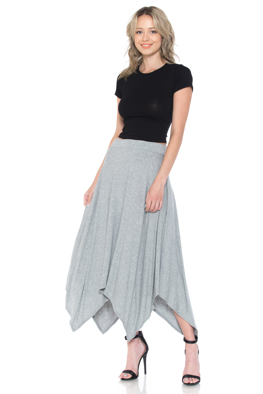 Asymmetric Hem Skirt