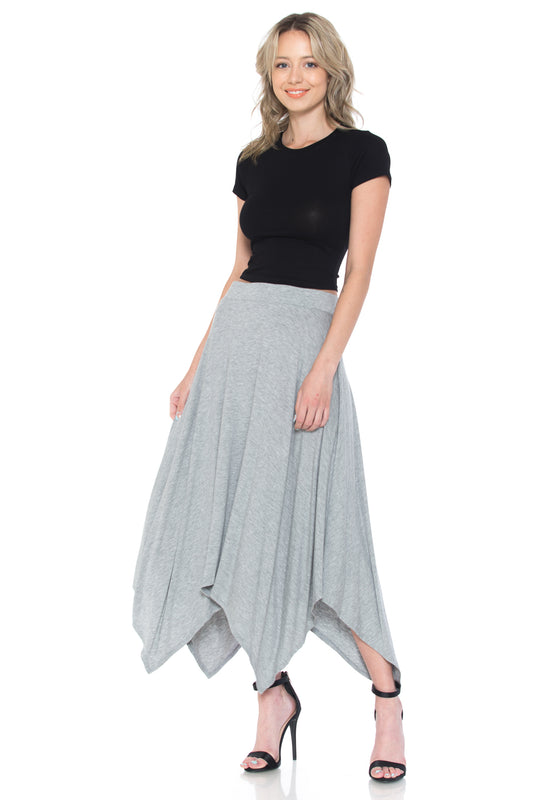 Asymmetric Hem Skirt
