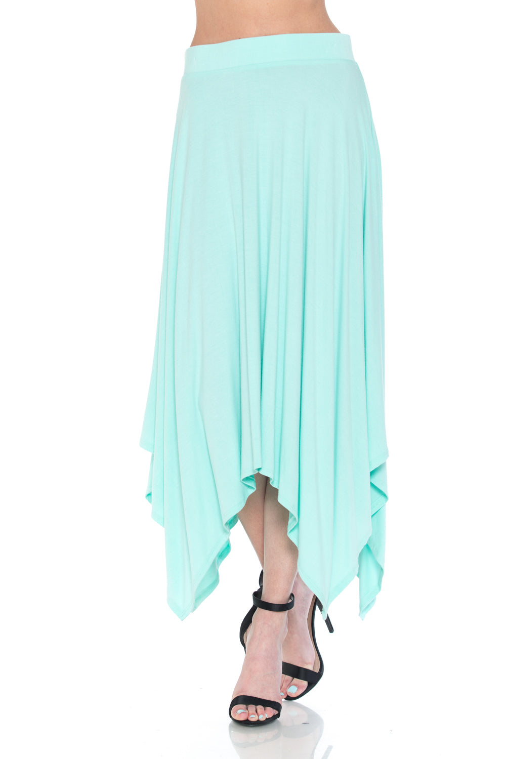 Asymmetric Hem Skirt