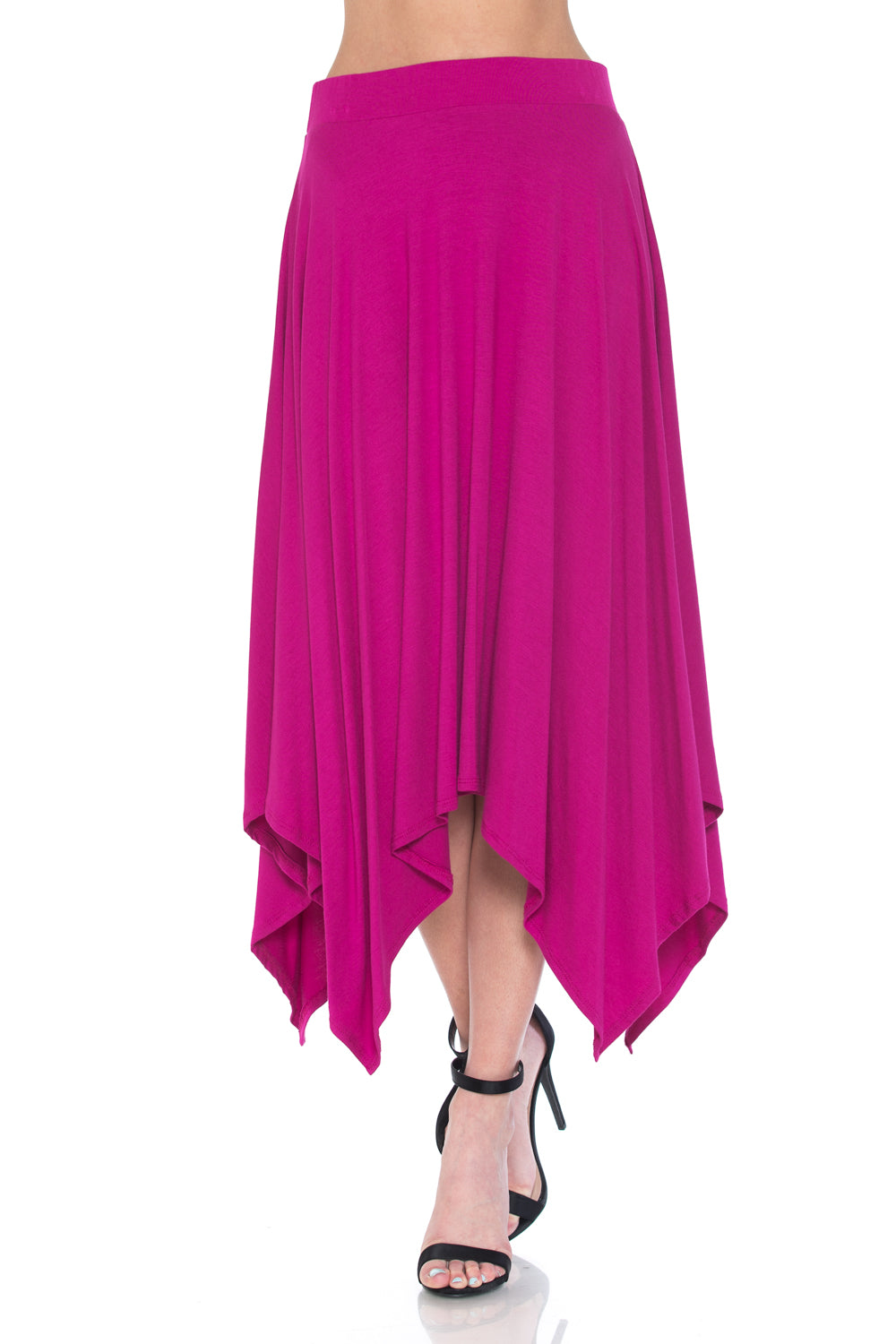 Asymmetric Hem Skirt