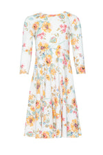 Princess Seam A-Line Dress Floral