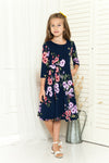Princess Seam A-Line Dress Floral