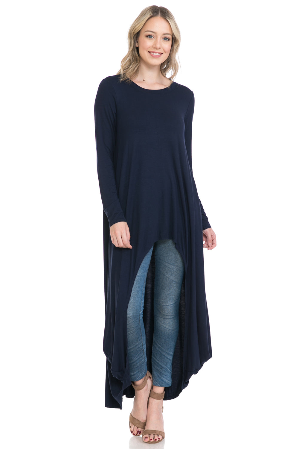 Long Sleeve High-Low Top