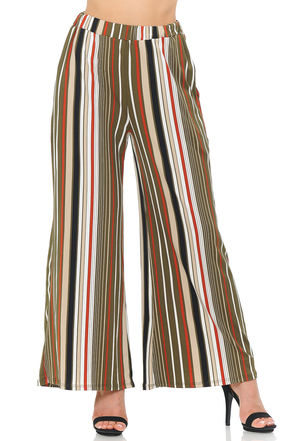 Striped Palazzo Pants