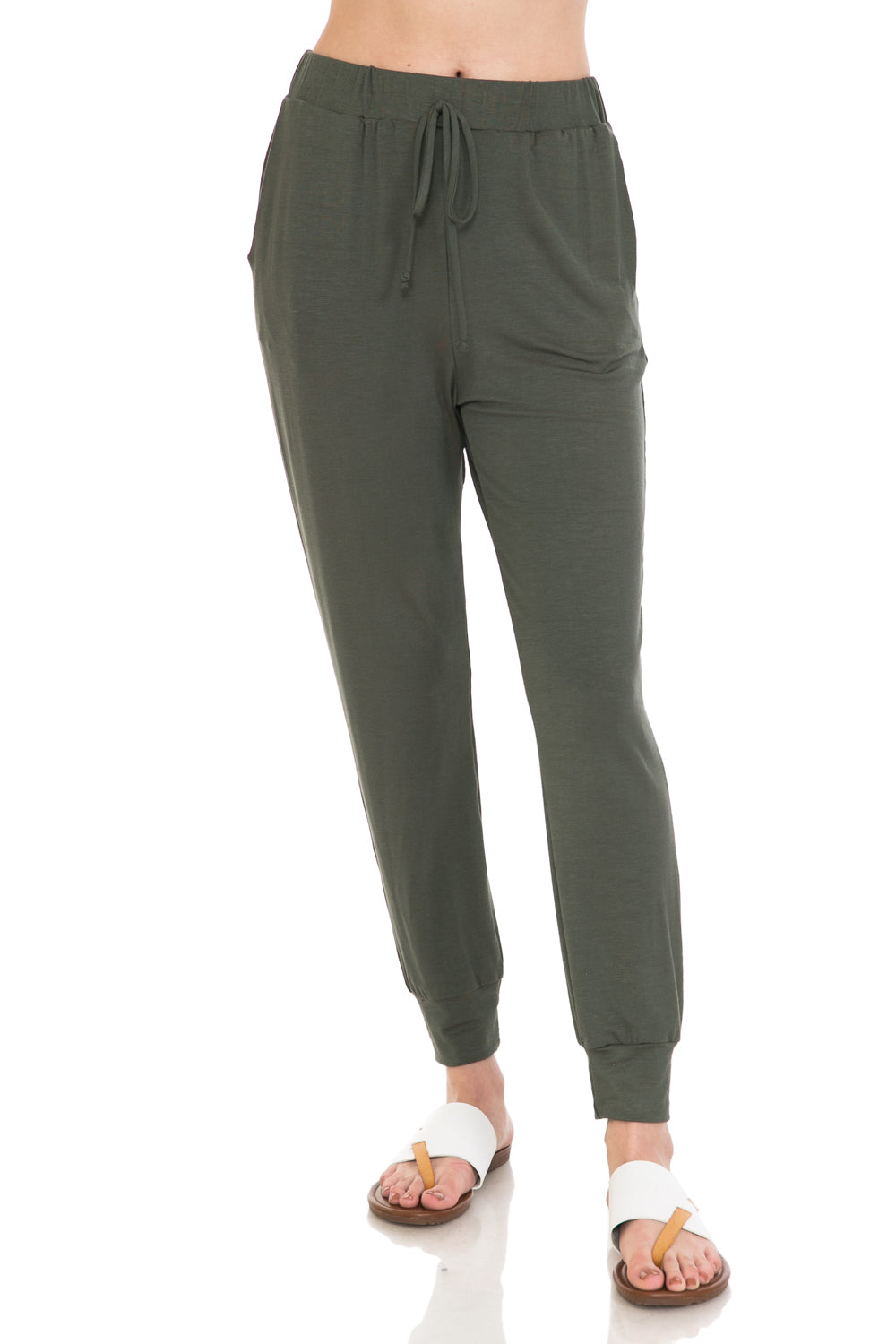 Jersey Jogger Pants with Pockets