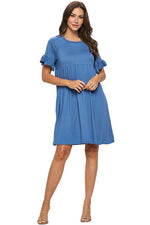 Babydoll Dress with Ruffle Detail