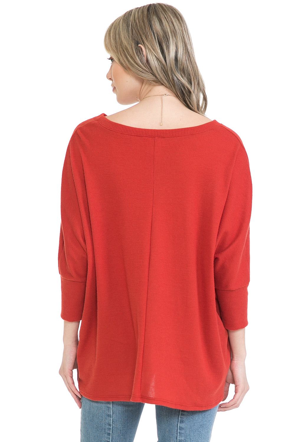 Waffle Boxy Top
