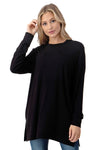 Cuffed Long Sleeve Top