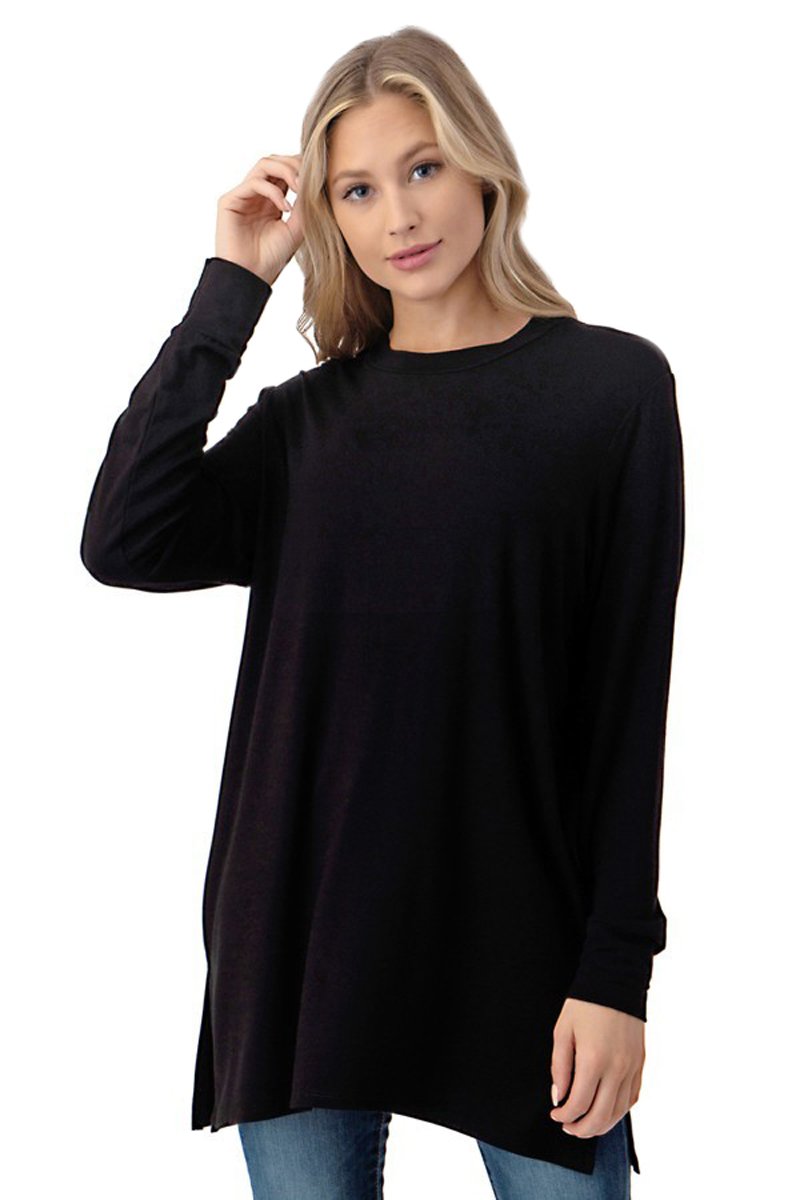 Cuffed Long Sleeve Top