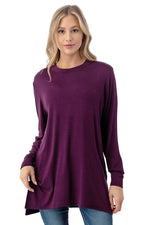 Cuffed Long Sleeve Top