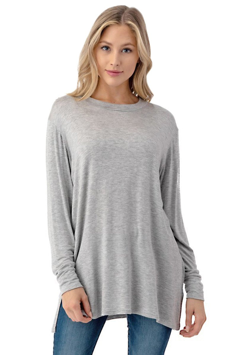 Cuffed Long Sleeve Top