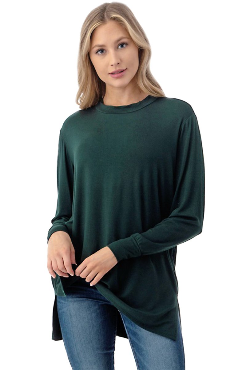 Cuffed Long Sleeve Top