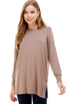 Cuffed Long Sleeve Top