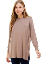 Cuffed Long Sleeve Top