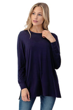 Cuffed Long Sleeve Top