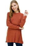 Cuffed Long Sleeve Top