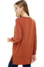 Cuffed Long Sleeve Top