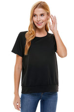 French Terry Top with Band