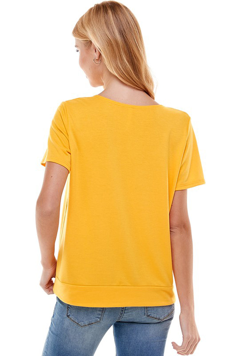 French Terry Top with Band