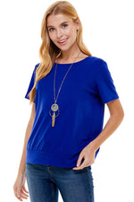 French Terry Top with Band