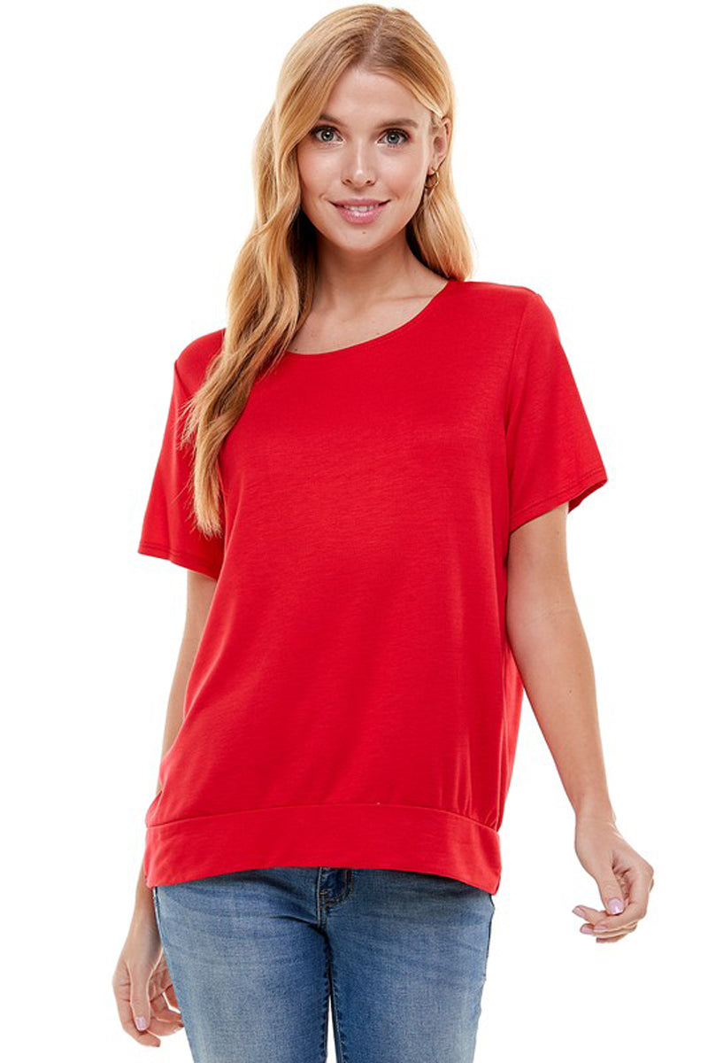 French Terry Top with Band