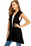 Long Vest with Side Pockets