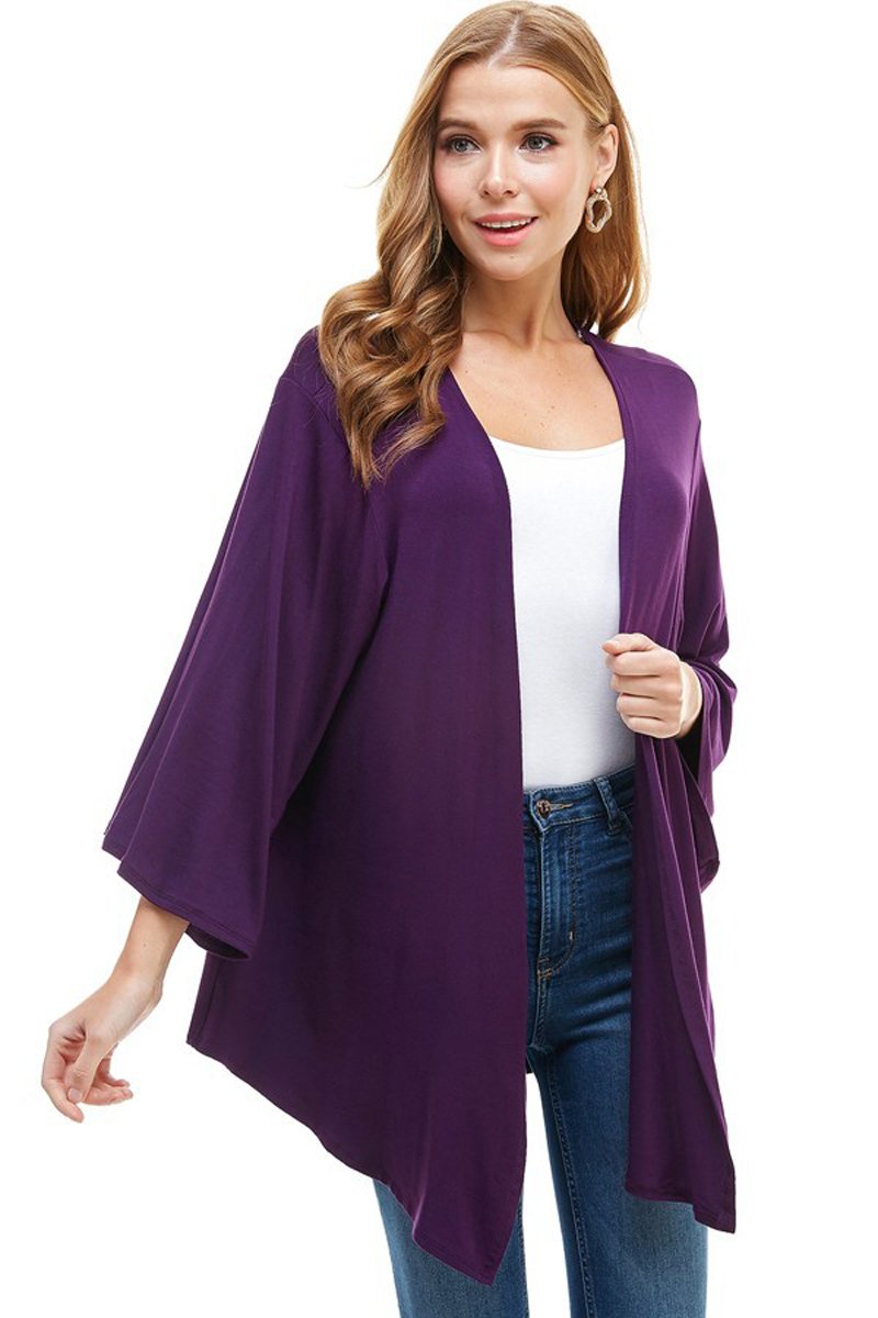 Jersey Kimono Cardigan