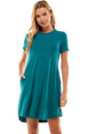 Jersey Knit T-Shirt Mini Dress