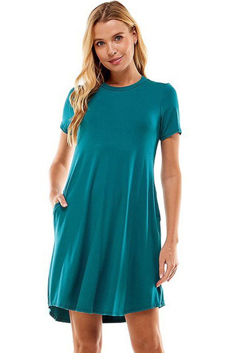 Jersey Knit T-Shirt Mini Dress