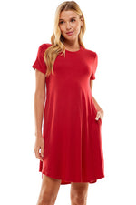 Jersey Knit T-Shirt Mini Dress
