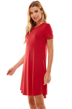 Jersey Knit T-Shirt Mini Dress