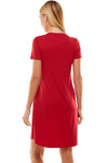 Jersey Knit T-Shirt Mini Dress