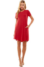 Jersey Knit T-Shirt Mini Dress