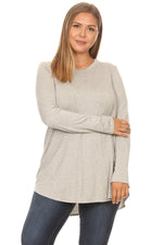 Basic Long Sleeve Top Plus