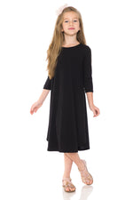 Trapeze Midi Dress