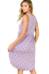 High Waist Polka Dot Dress