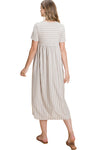 Striped Midi Dress