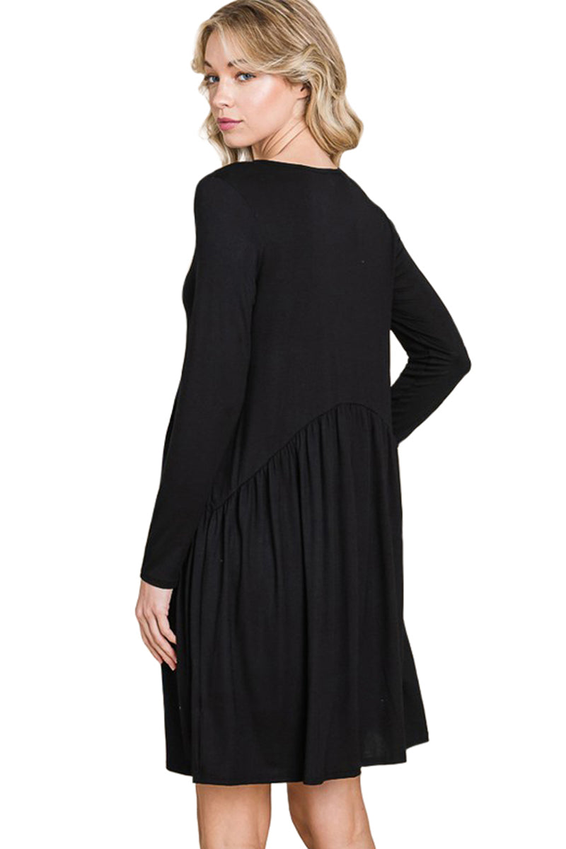Shirred Waistline Dress